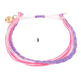 LWMMD Fashion Color Cotton Woven Bracelet Handwoven Braided Bracelet multicolored string braid Friendship Bracelet