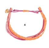 LWMMD Fashion Color Cotton Woven Bracelet Handwoven Braided Bracelet multicolored string braid Friendship Bracelet