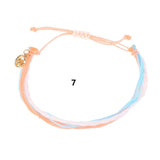 LWMMD Fashion Color Cotton Woven Bracelet Handwoven Braided Bracelet multicolored string braid Friendship Bracelet