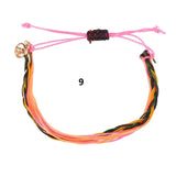 LWMMD Fashion Color Cotton Woven Bracelet Handwoven Braided Bracelet multicolored string braid Friendship Bracelet
