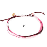 LWMMD Fashion Color Cotton Woven Bracelet Handwoven Braided Bracelet multicolored string braid Friendship Bracelet